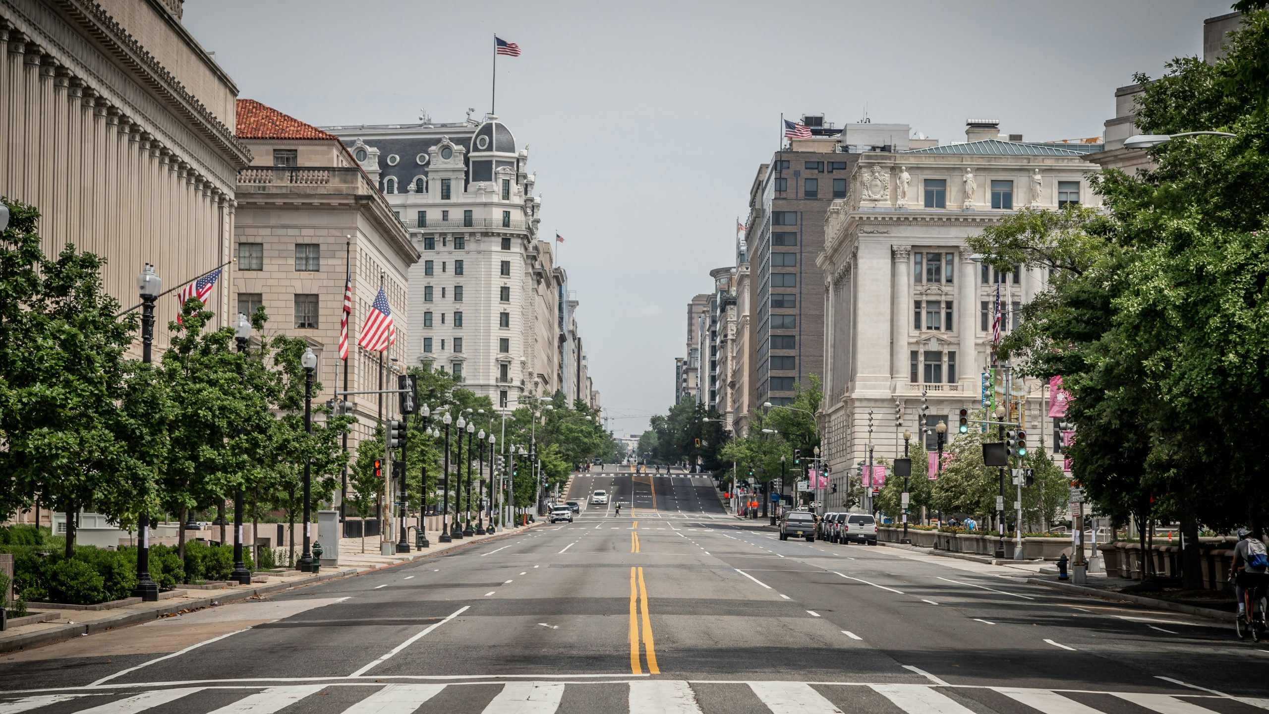 Empty DC City Streets